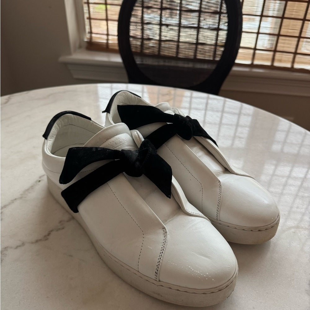 Alexandre Birman White and Black Sneakers 42